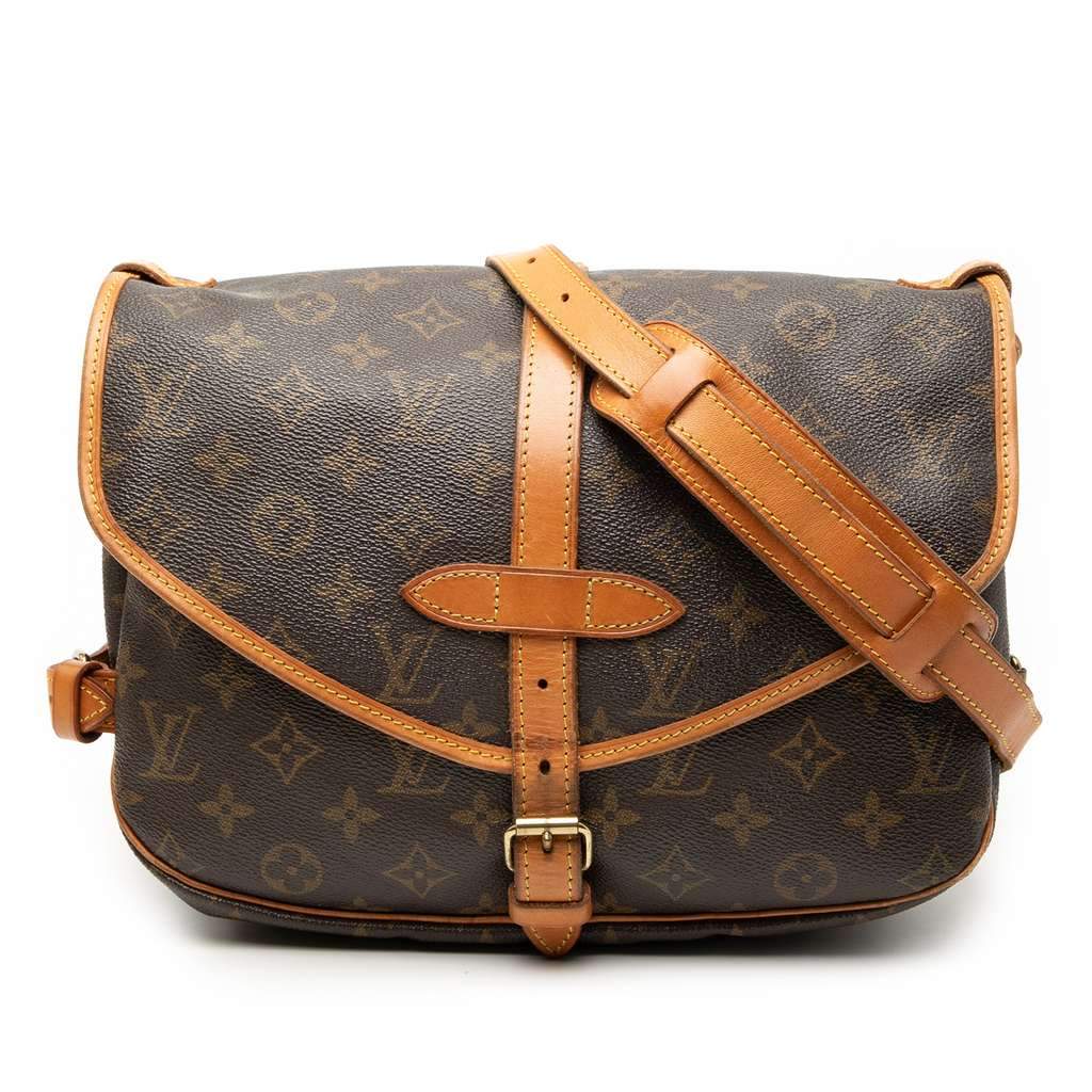Louis Vuitton モノグラム Louis Vuitton Monogram Saumur 30 Brown Medium | Pre-Owned Du