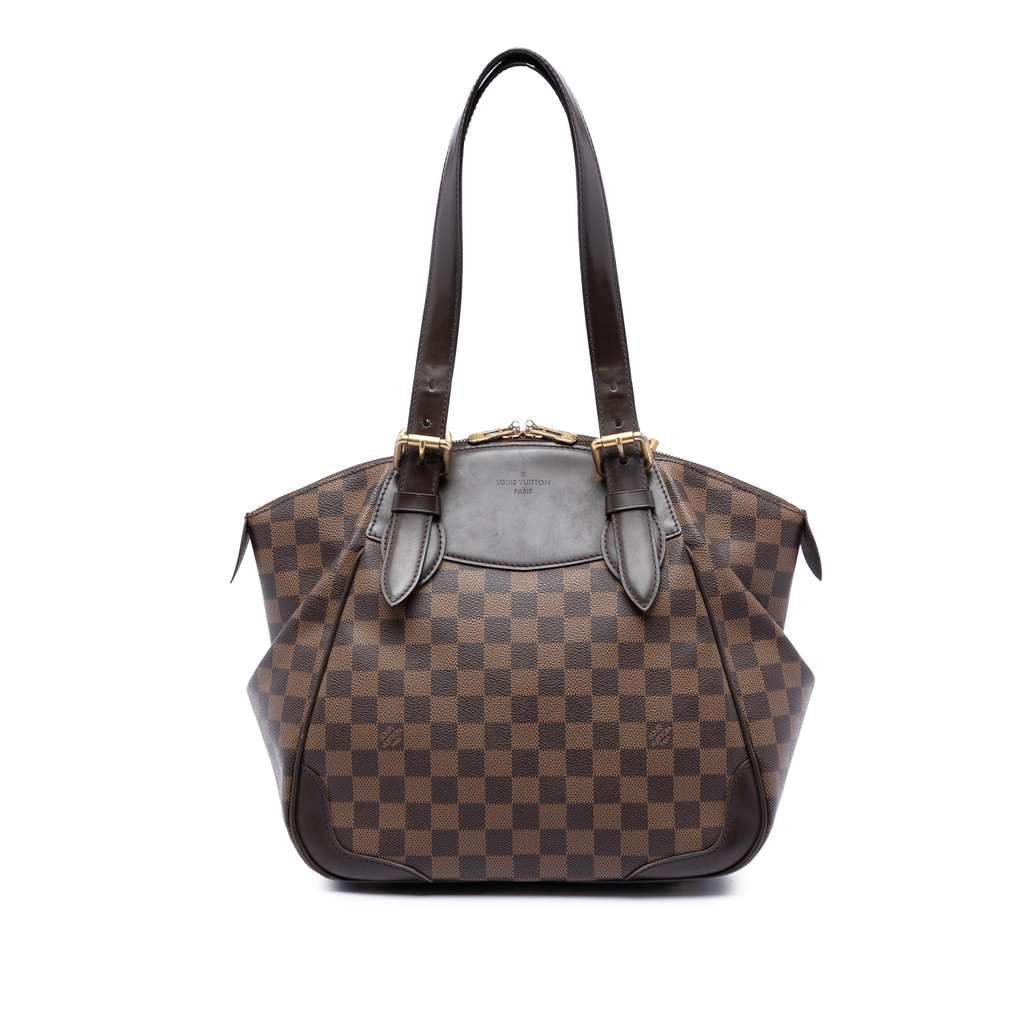 Louis Vuitton Damier Ebene Verona MM Brown Very good - Front View