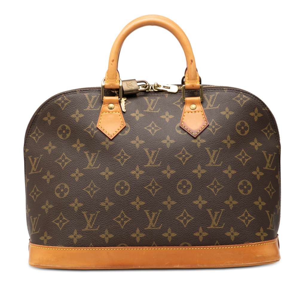 Louis Vuitton Monogram Alma PM Brown Very good - Front View
