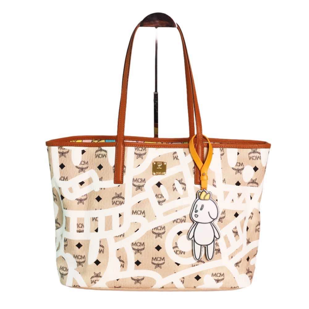 MCM Tote Bag MultiColor X-Large Leather | Pre-Owned Dubai |