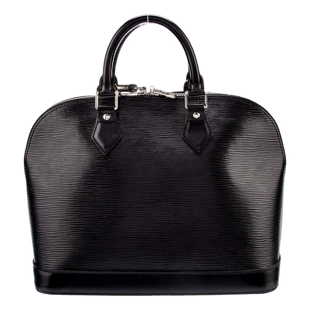 Louis Vuitton Louis Vuitton Alma Womens Handbag Black Epi Leather MM Black Leather Good condition - Front View