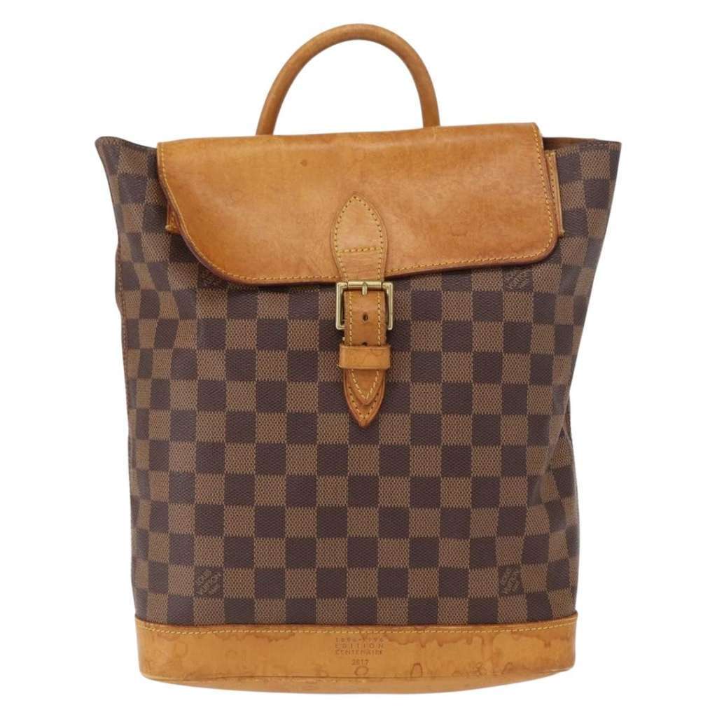 Louis Vuitton Arlequin Backpack Brown Canvas Fair condition - Front View