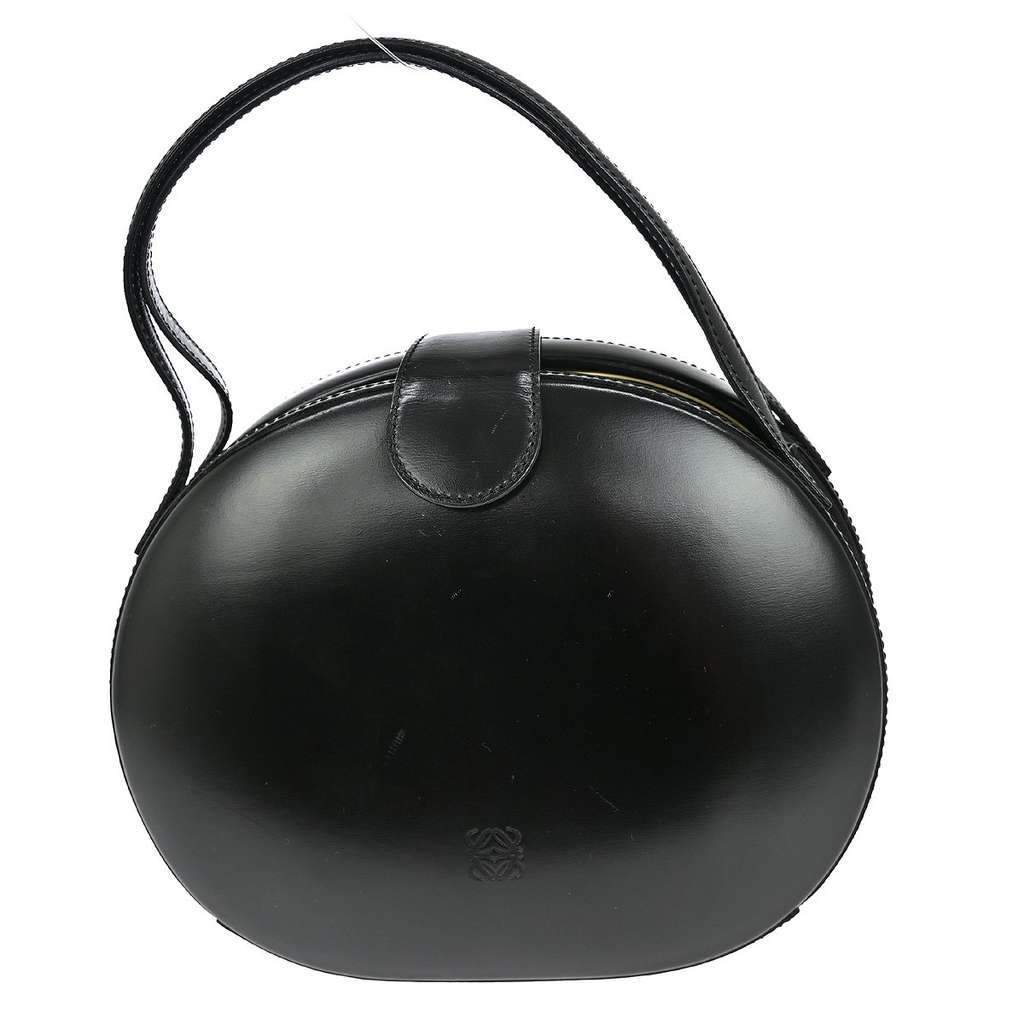 Loewe Anagram handbag Black Leather Good condition - Front View