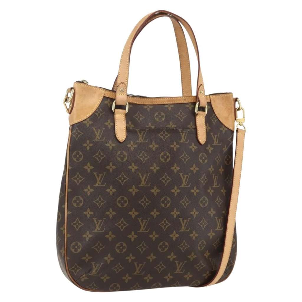 Louis Vuitton Odeon Handbag Brown Canvas Good condition - Front View