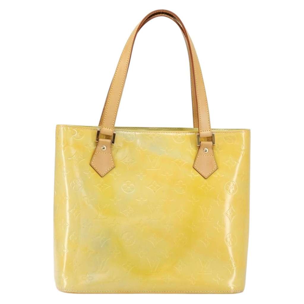Louis Vuitton Houston Handbag Yellow Good condition - Front View