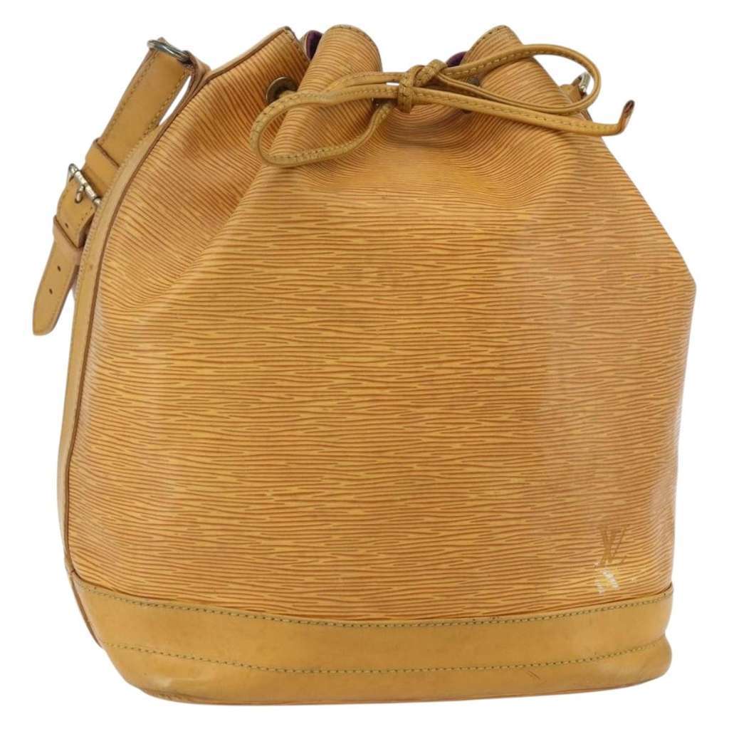 Louis Vuitton Petit Noe NM Handbag Yellow Leather Good condition - Front View