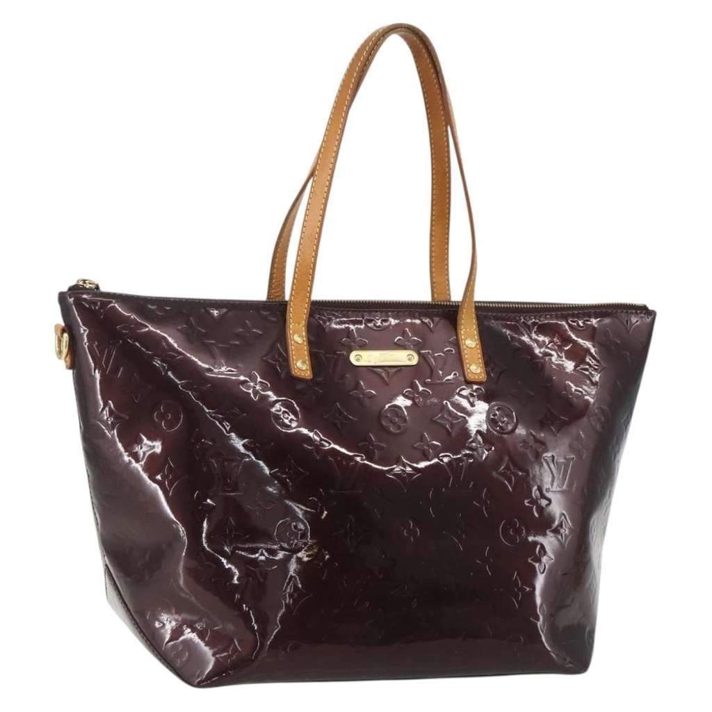 Louis Vuitton Bellevue Handbag Burgundy Good condition - Front View