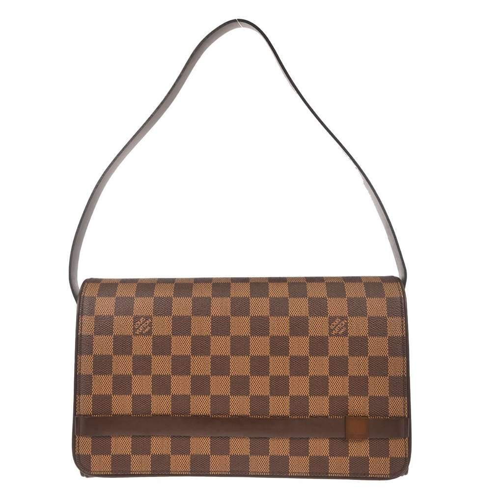 Louis Vuitton Tribeca Handbag Brown Canvas Good condition - Front View
