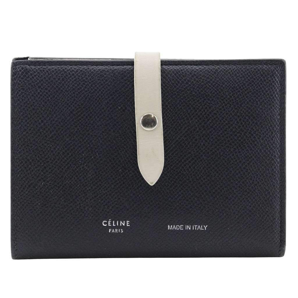 Celine Multifunction Strap Wallet Black Good condition - Front View