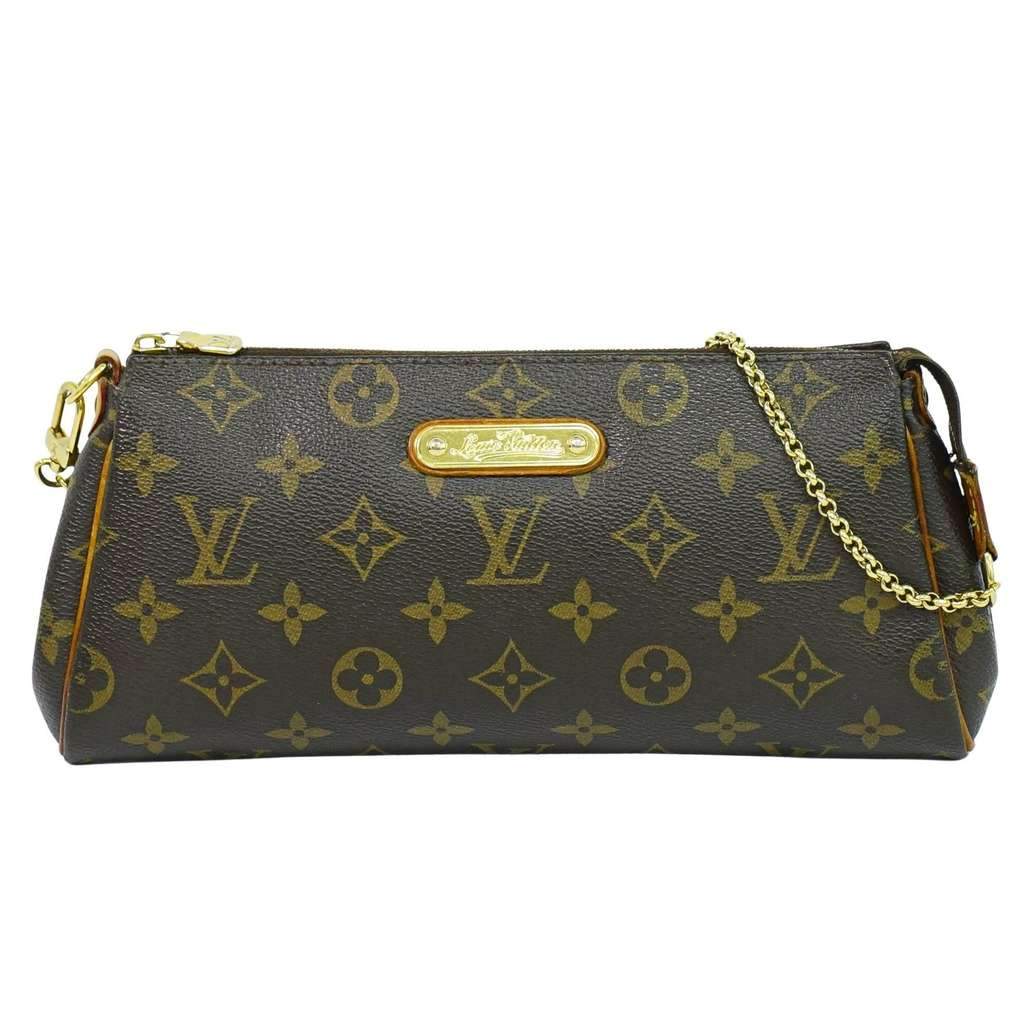 Louis Vuitton Eva Handbag Brown Canvas Good condition - Front View