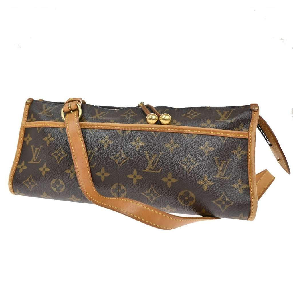 Louis Vuitton Popincourt Shoulder Bag Brown Canvas Good condition - Front View