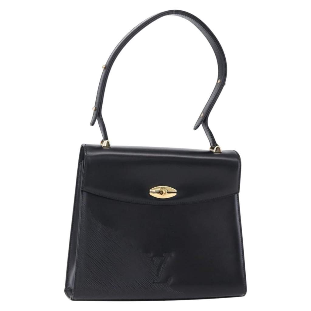 Louis Vuitton Opera Line Spartan Bag Black Leather Good condition - Front View