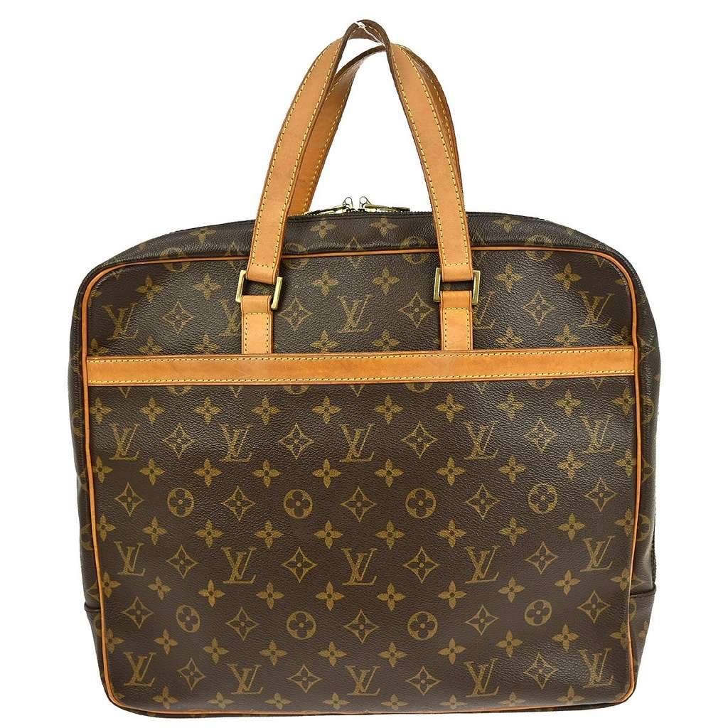Louis Vuitton Porte-Documents Pegase Bag Brown Canvas Good condition - Front View