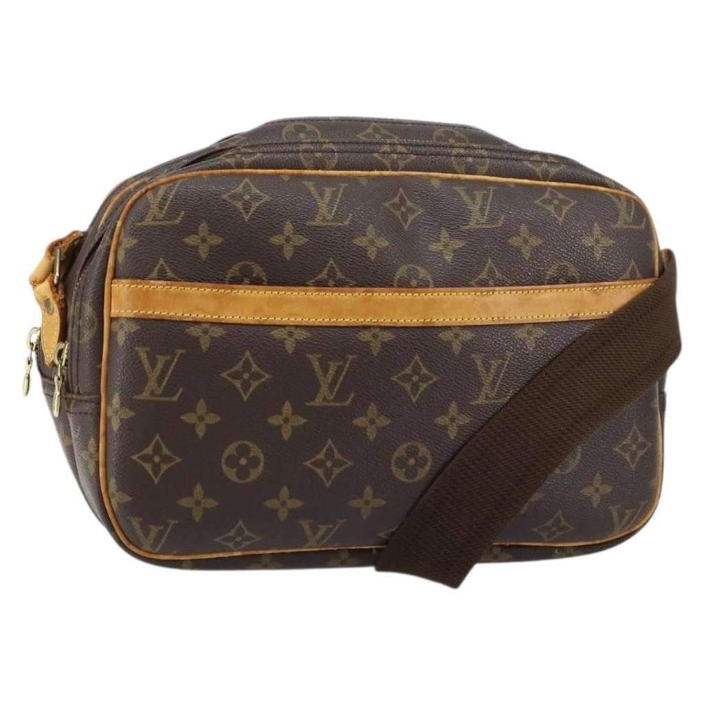 Louis Vuitton Reporter Bag Brown Canvas Fair condition - Front View