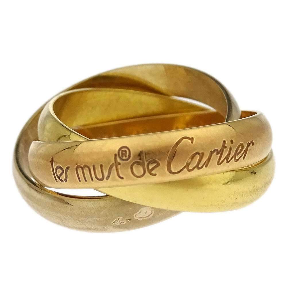 Cartier Trinity Ring Gold Good condition - Front View