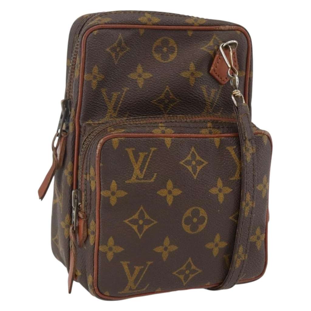Louis Vuitton Amazone Bag Brown Canvas Fair condition - Front View
