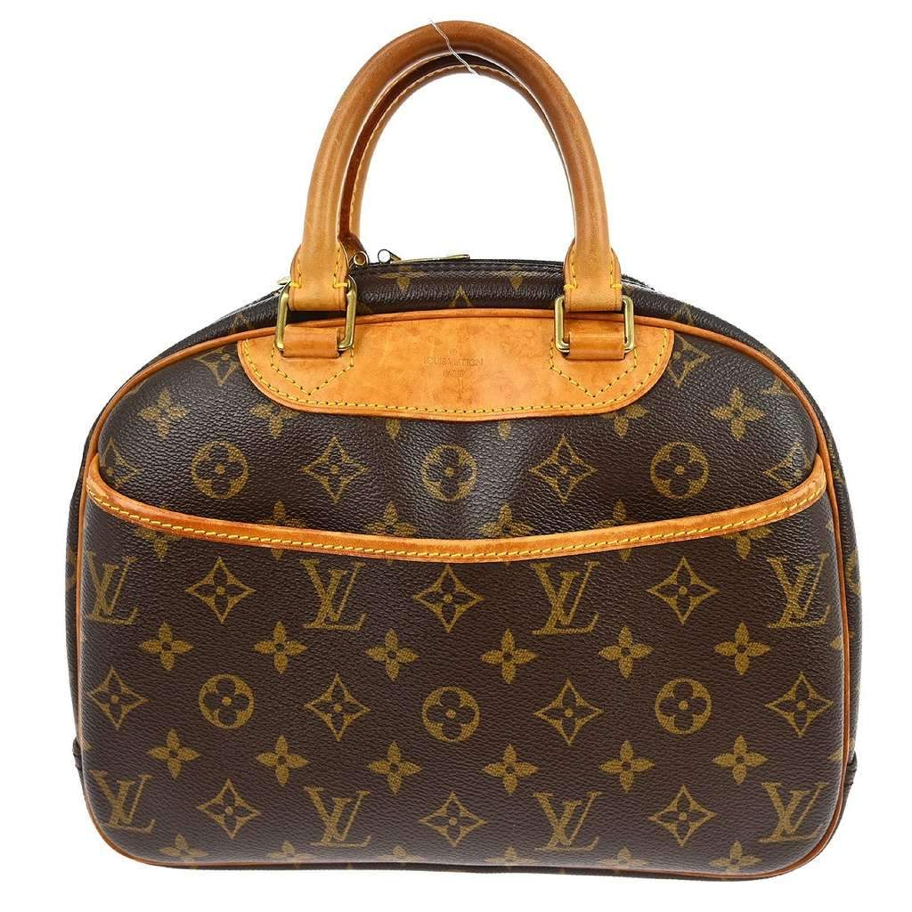 Louis Vuitton Trouville Handbag Brown Canvas Good condition - Front View