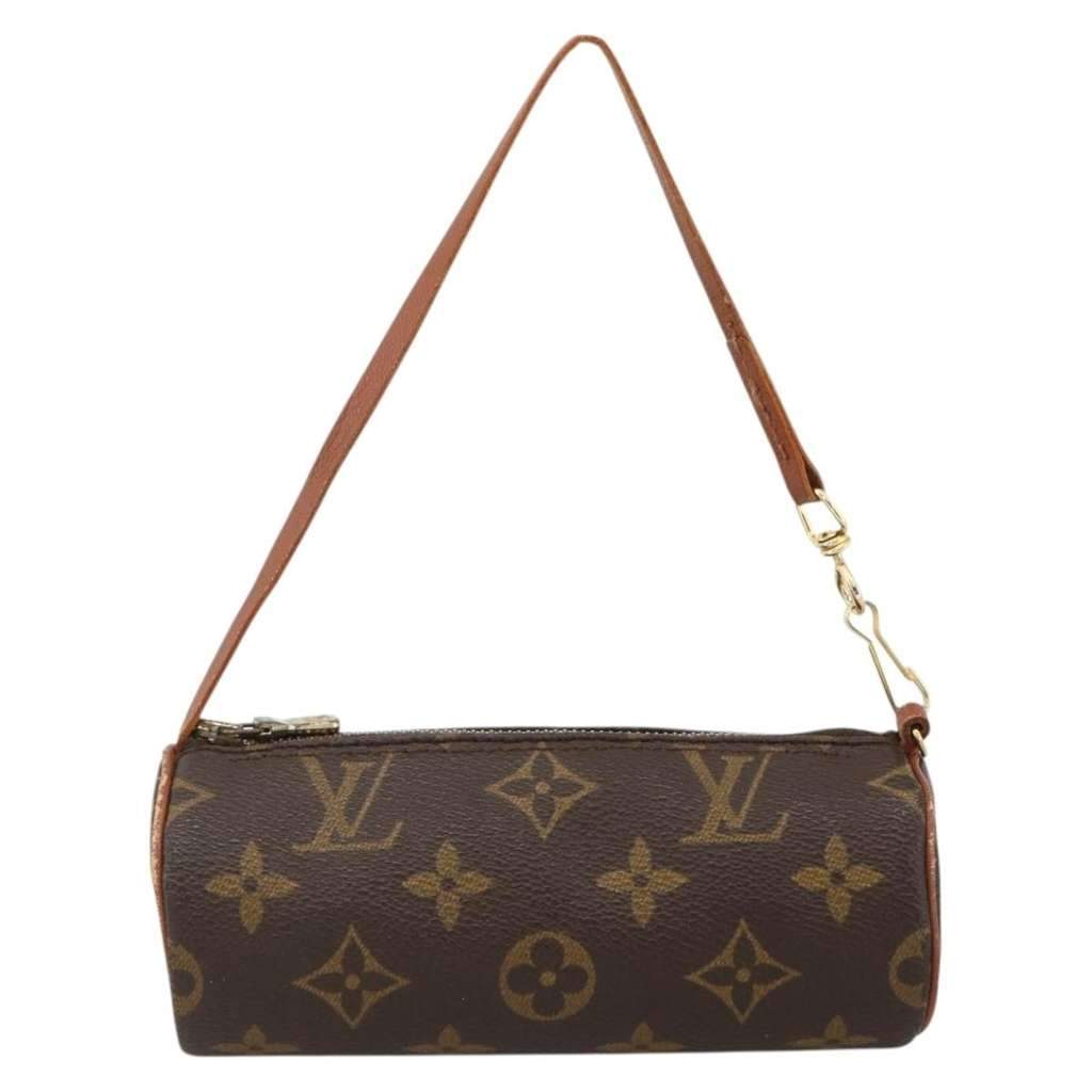 Louis Vuitton Papillon Pochette Brown Canvas Good - Front View