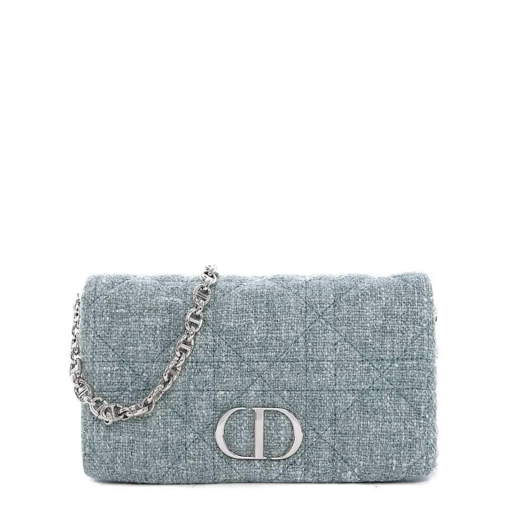 Dior Caro Blue Tweed Very good - Front View