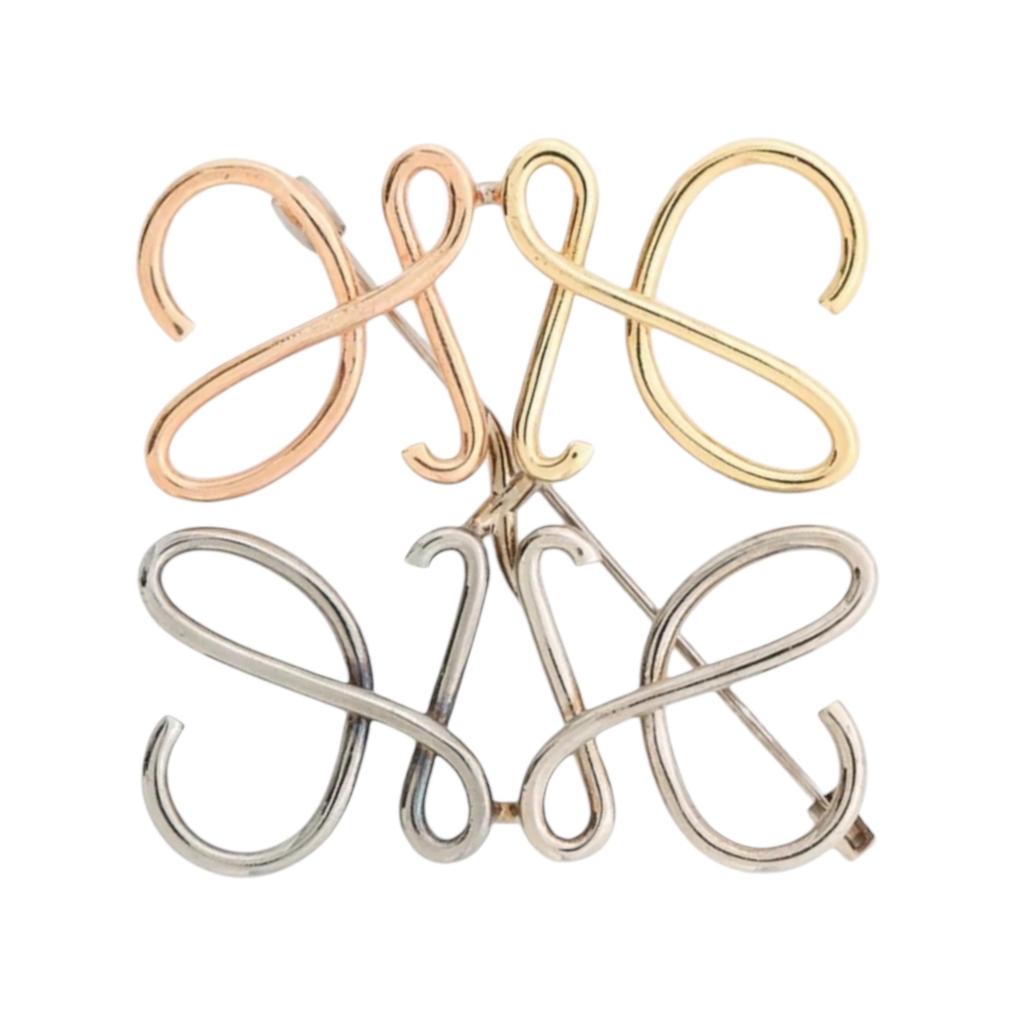 Loewe Loewe X Anagram Brooch