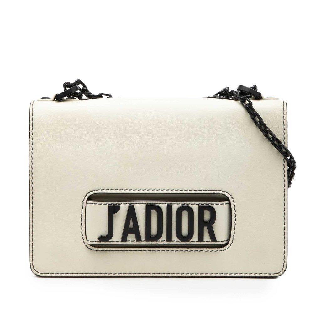 Dior حقيبة JAdior Chain Flap متوسطة الحجم من جلد العجل