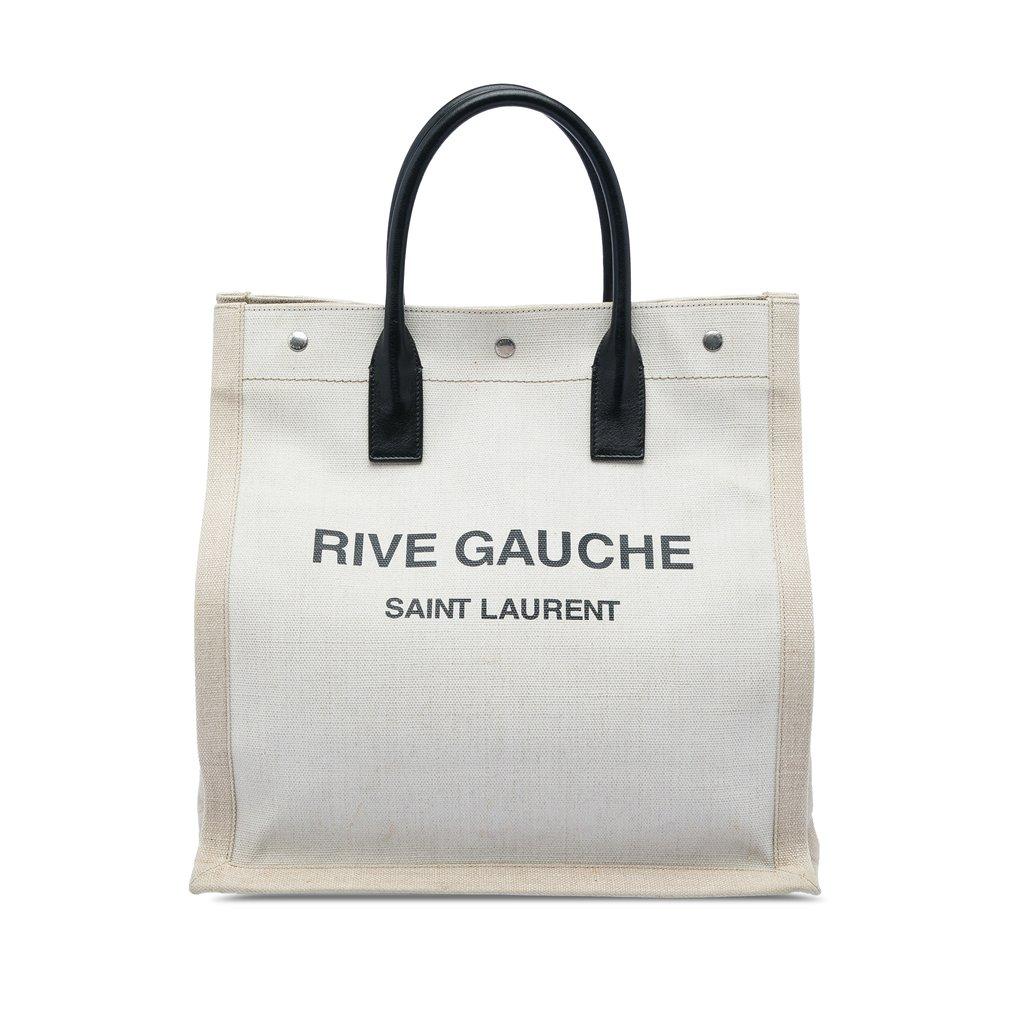 Saint Laurent Canvas Rive Gauche North South Tote