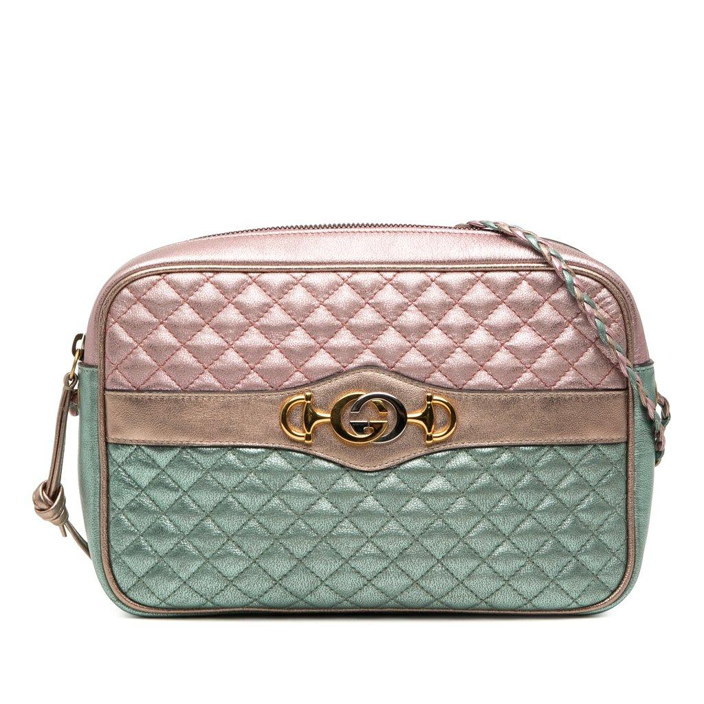 Gucci Laminated Nappa Trapuntata Crossbody