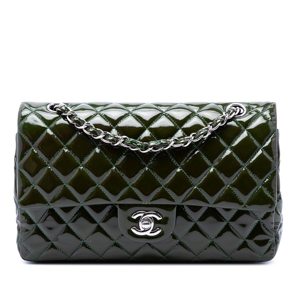 Chanel Medium Classic Patent Double Flap