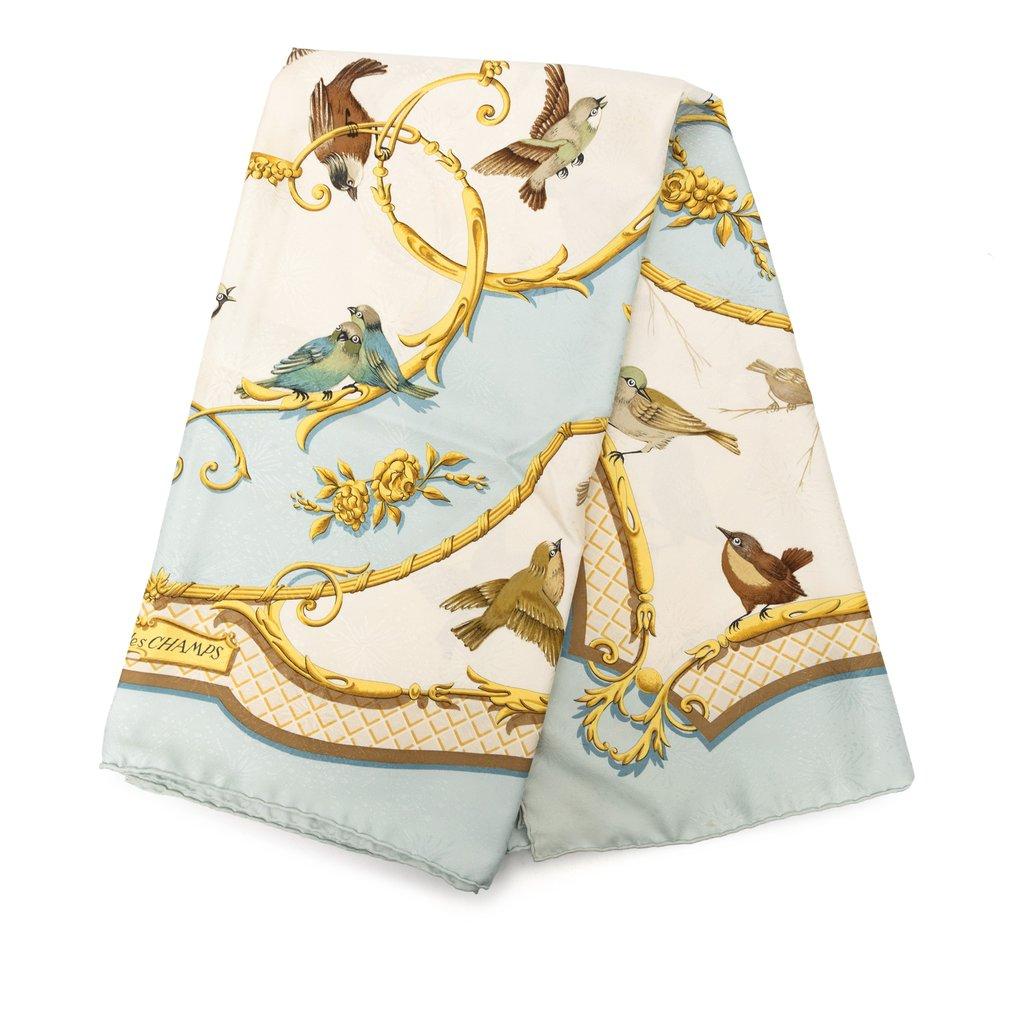 Hermès La Cle des Champs Silk Scarf 90