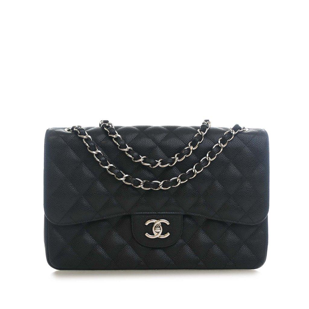 Chanel Jumbo Classic Caviar Double Flap