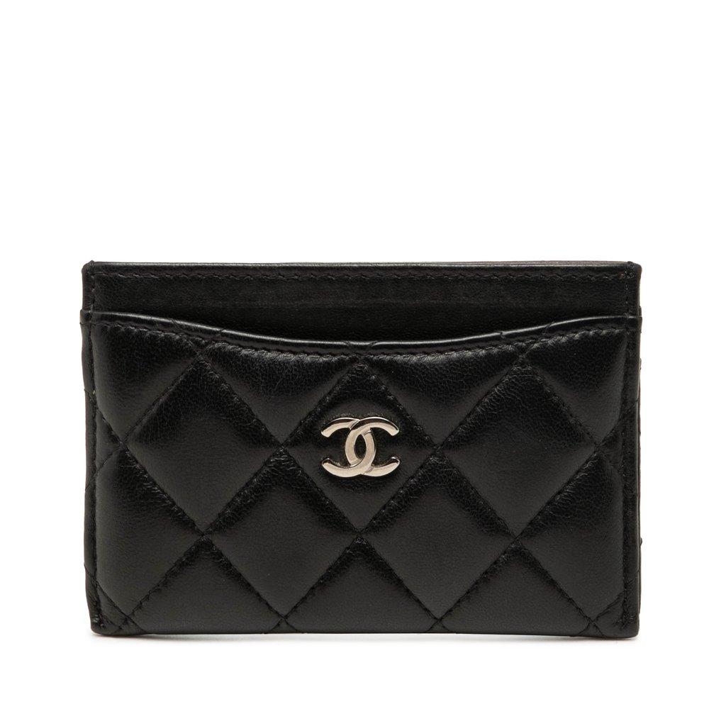 Chanel CC Quilted Lambskin Card Holder