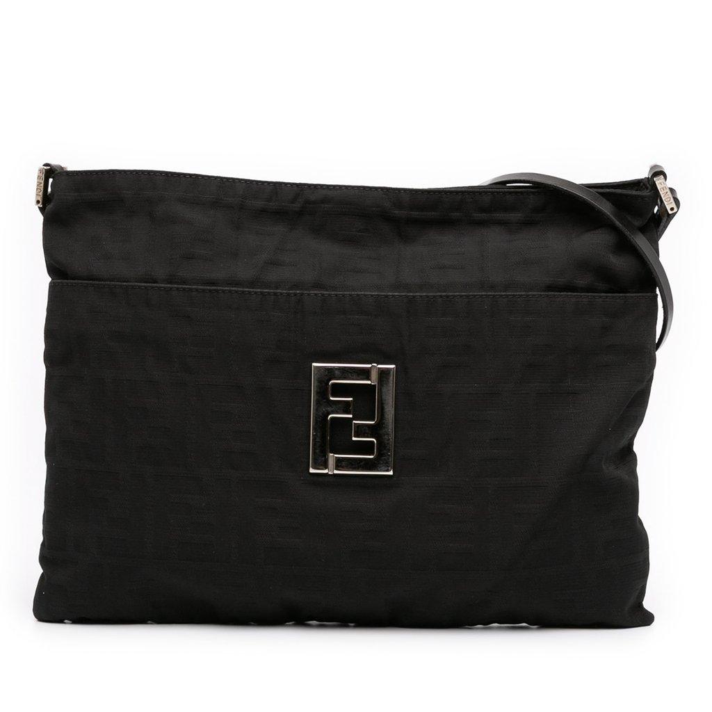 Fendi حقيبة كتف من قماش زوكا