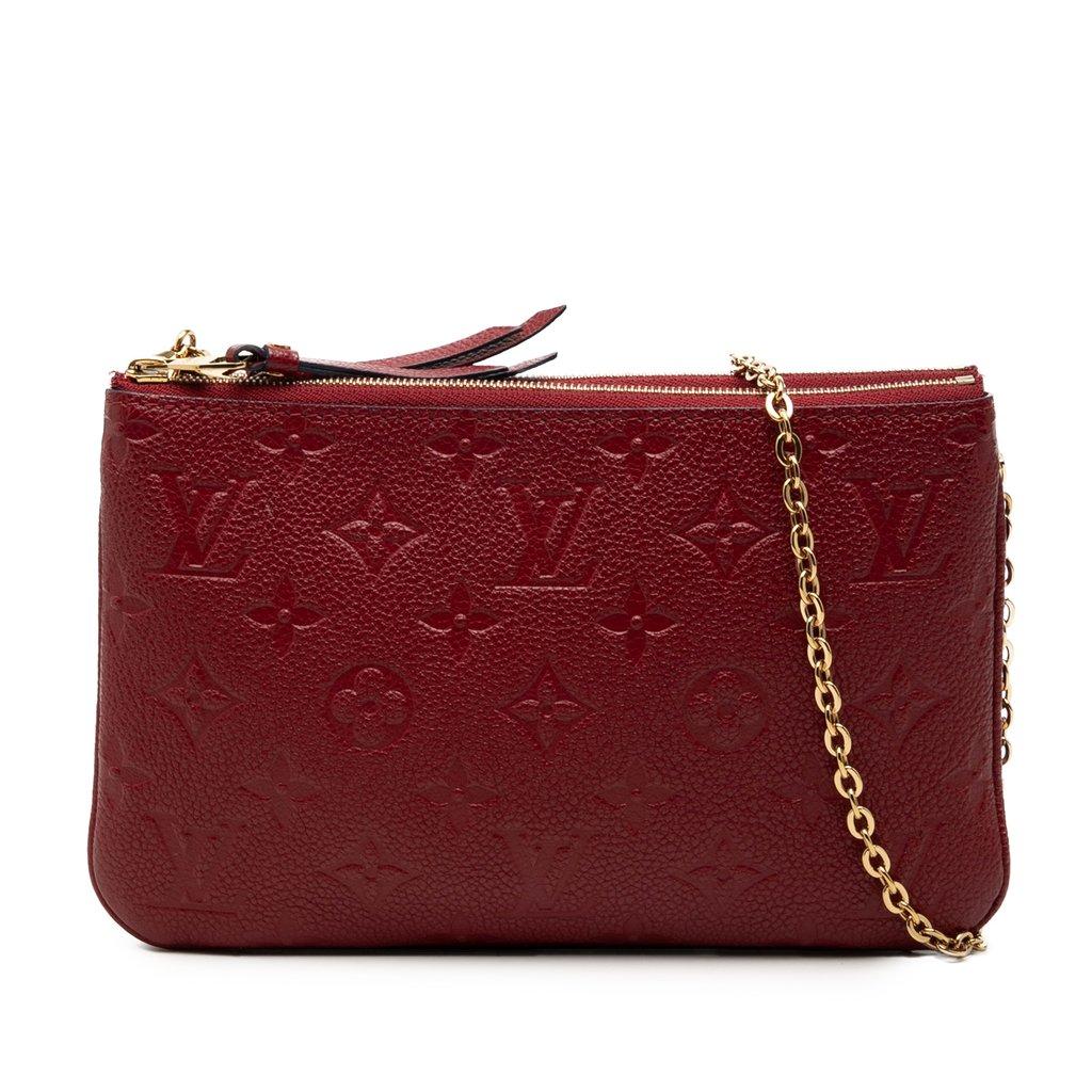 Louis Vuitton Monogram Empreinte Double Zip Pochette