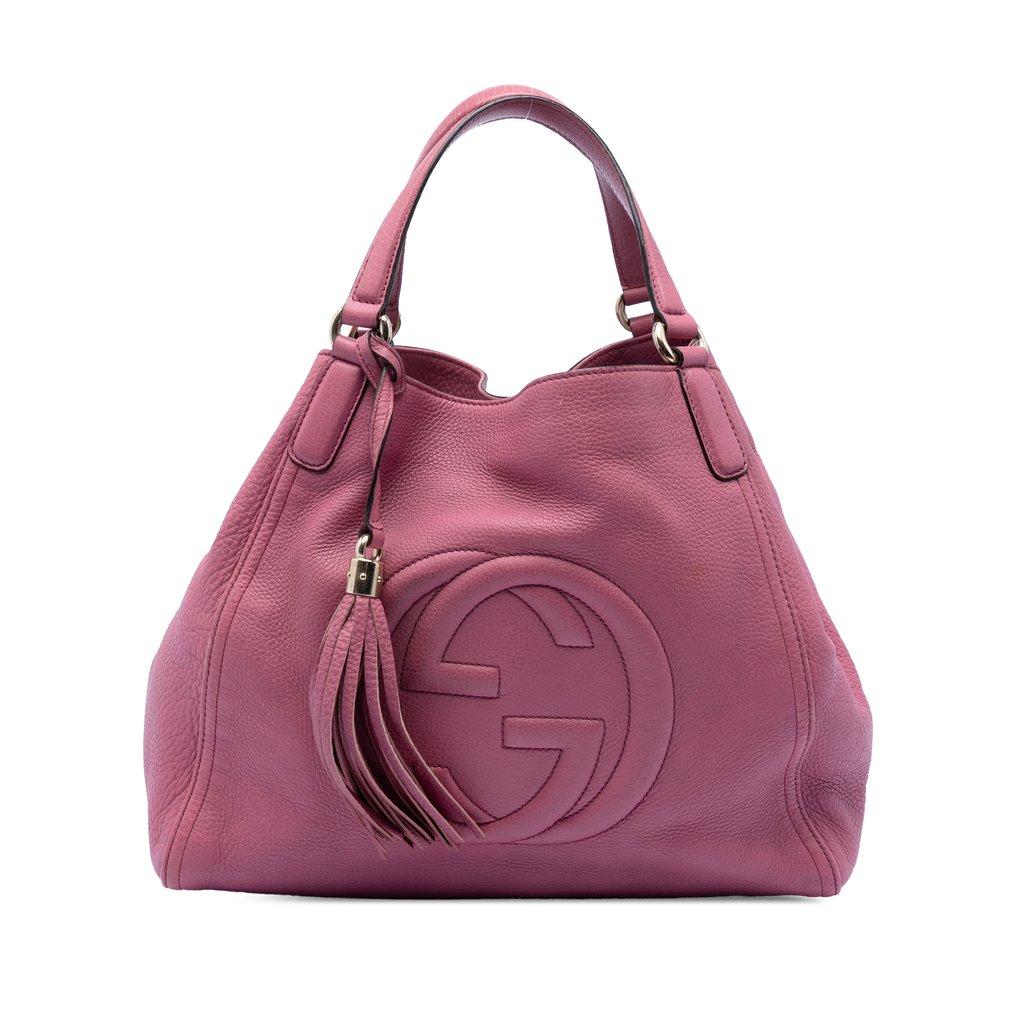 Gucci حقيبة سوهو سيلاريوس جلدية متوسطة الحجم