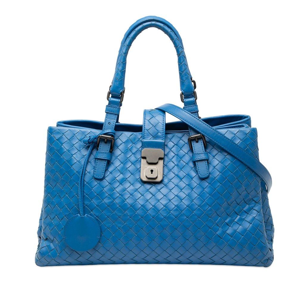 Bottega Veneta حقيبة نابا انتريشياتو روما الصغيرة