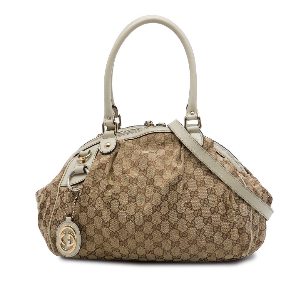 Gucci GG Canvas Sukey Satchel