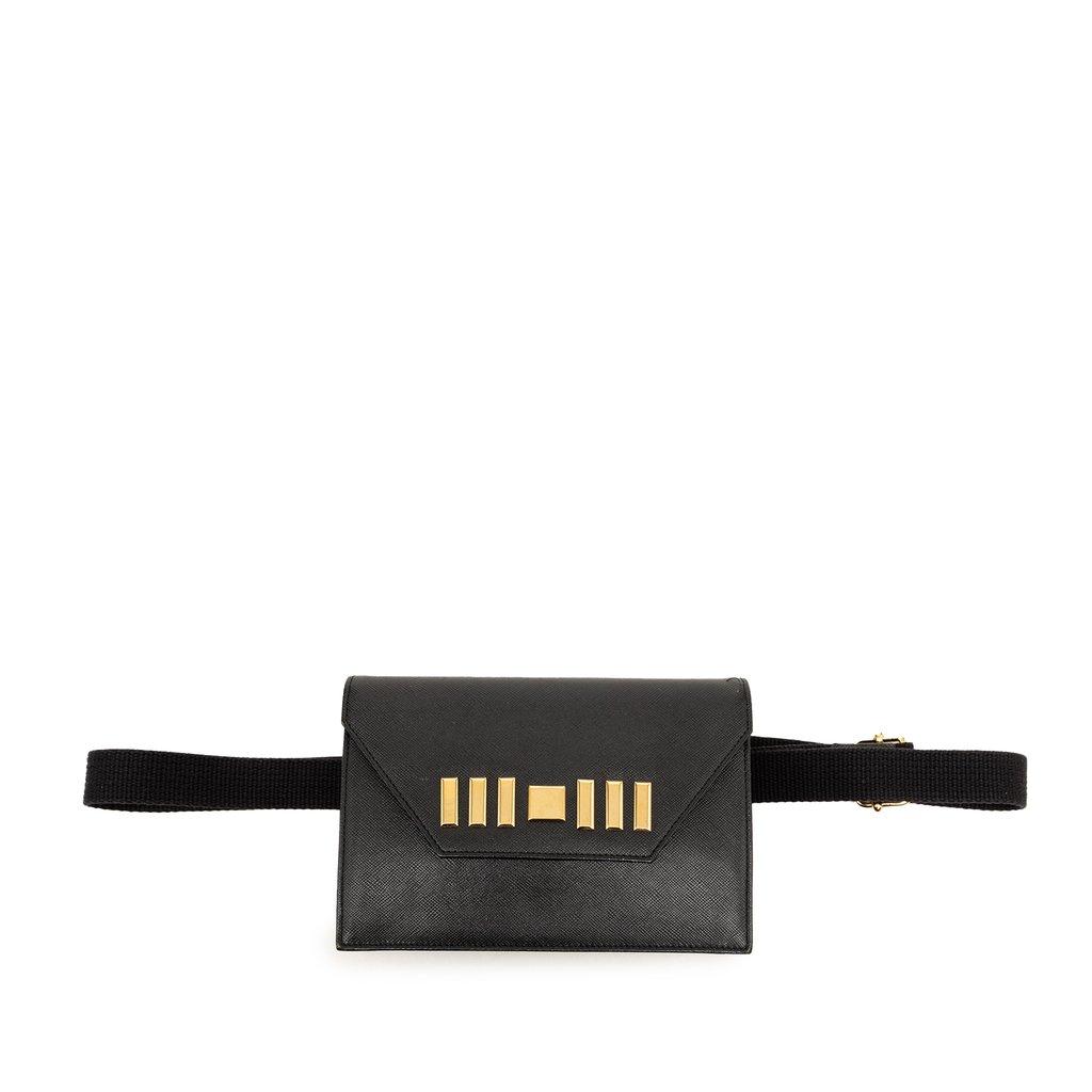 Saint Laurent Studded Leather Belt Bag