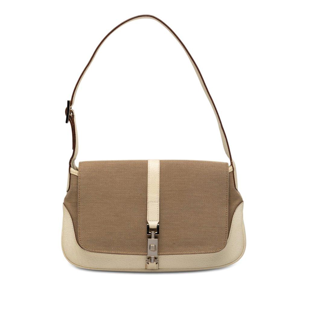 Gucci Canvas Jackie O Flap