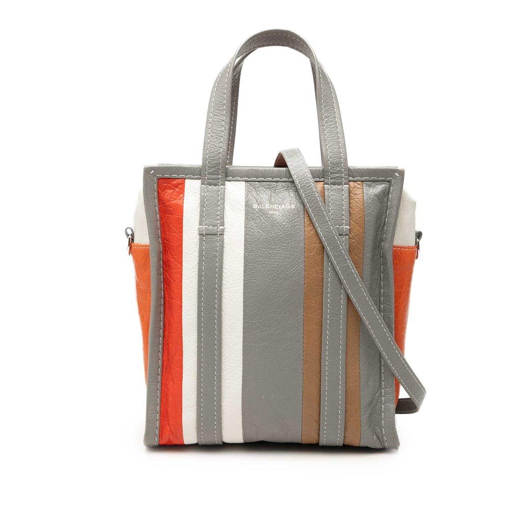 Balenciaga Lambskin Bazar Shopper Satchel XS
