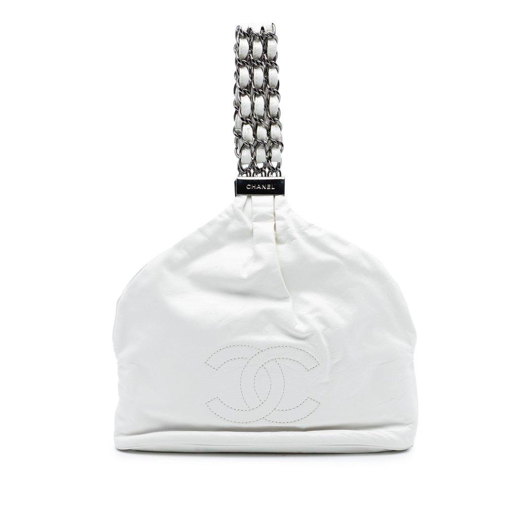 Chanel CC Lambskin Rock and Chain Hobo Bag