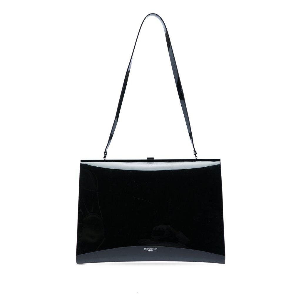 Saint Laurent Large Vinyl Le Anne Marie Shoulder Bag