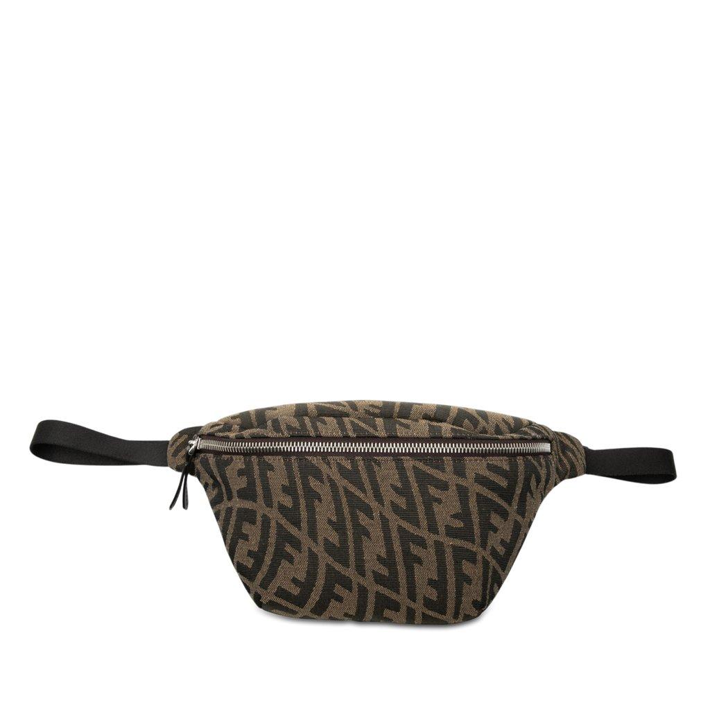 Fendi Zucchino Canvas Belt Bag