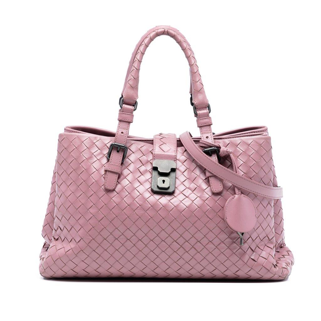 Bottega Veneta حقيبة نابا انتريشياتو روما الصغيرة