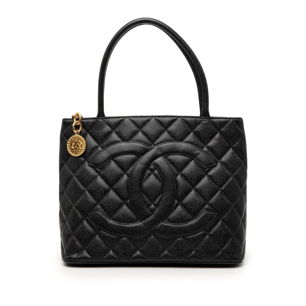 Chanel Caviar Medallion Tote