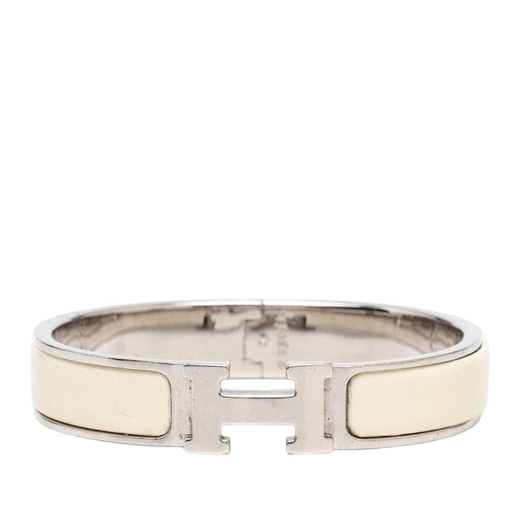 Hermès Narrow Enamel Clic Clac H Bracelet PM