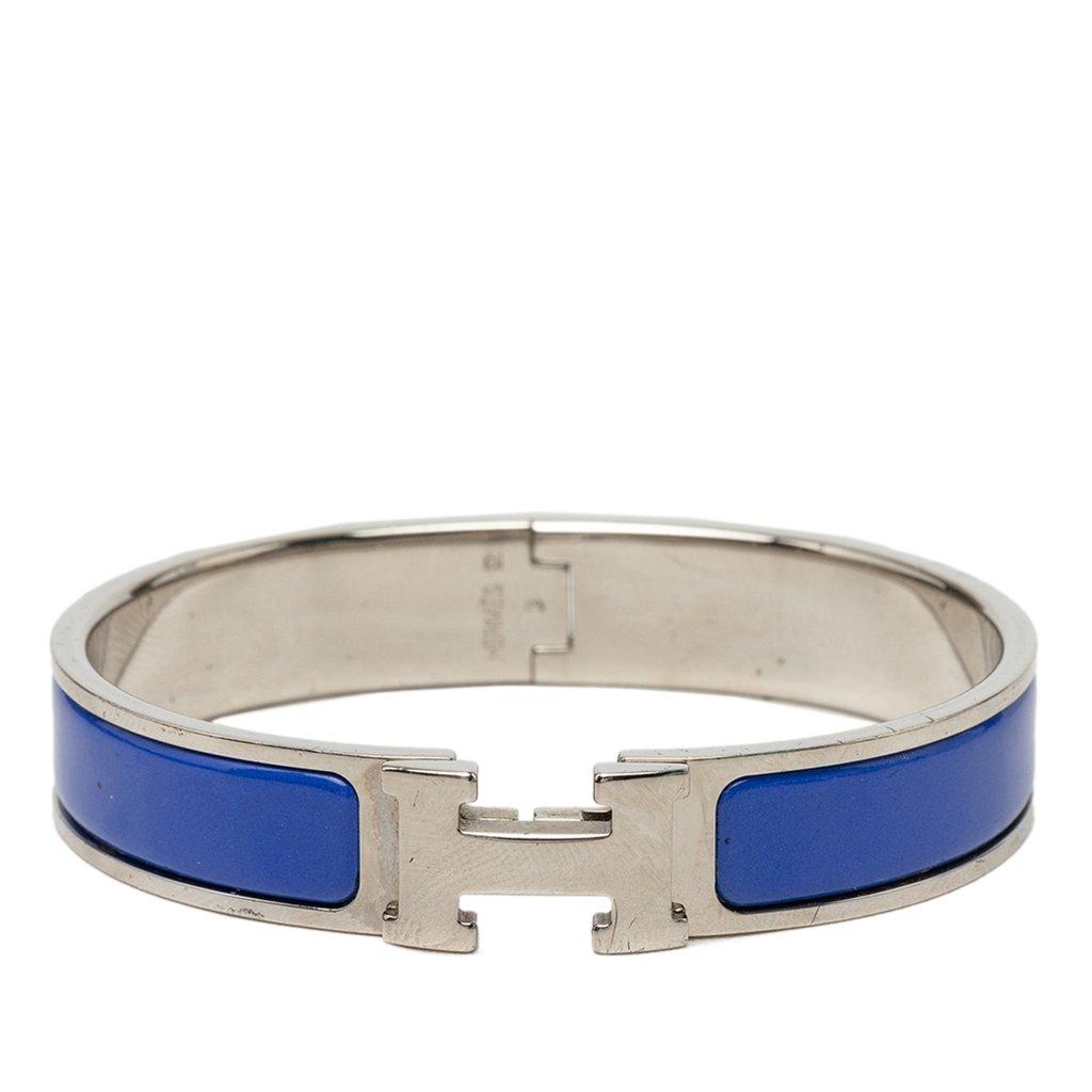 Hermès Narrow Enamel Clic H Bracelet PM