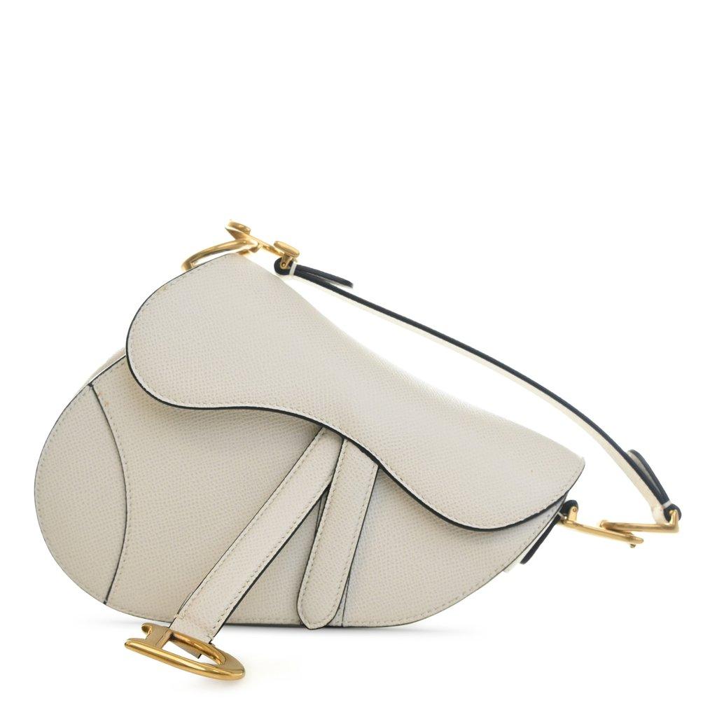 Dior Mini Grained Calfskin Saddle Bag