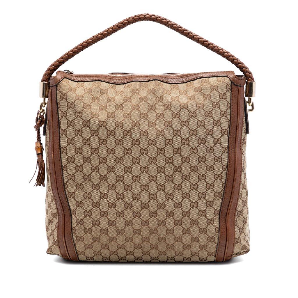 Gucci Large GG Canvas Bella Tote