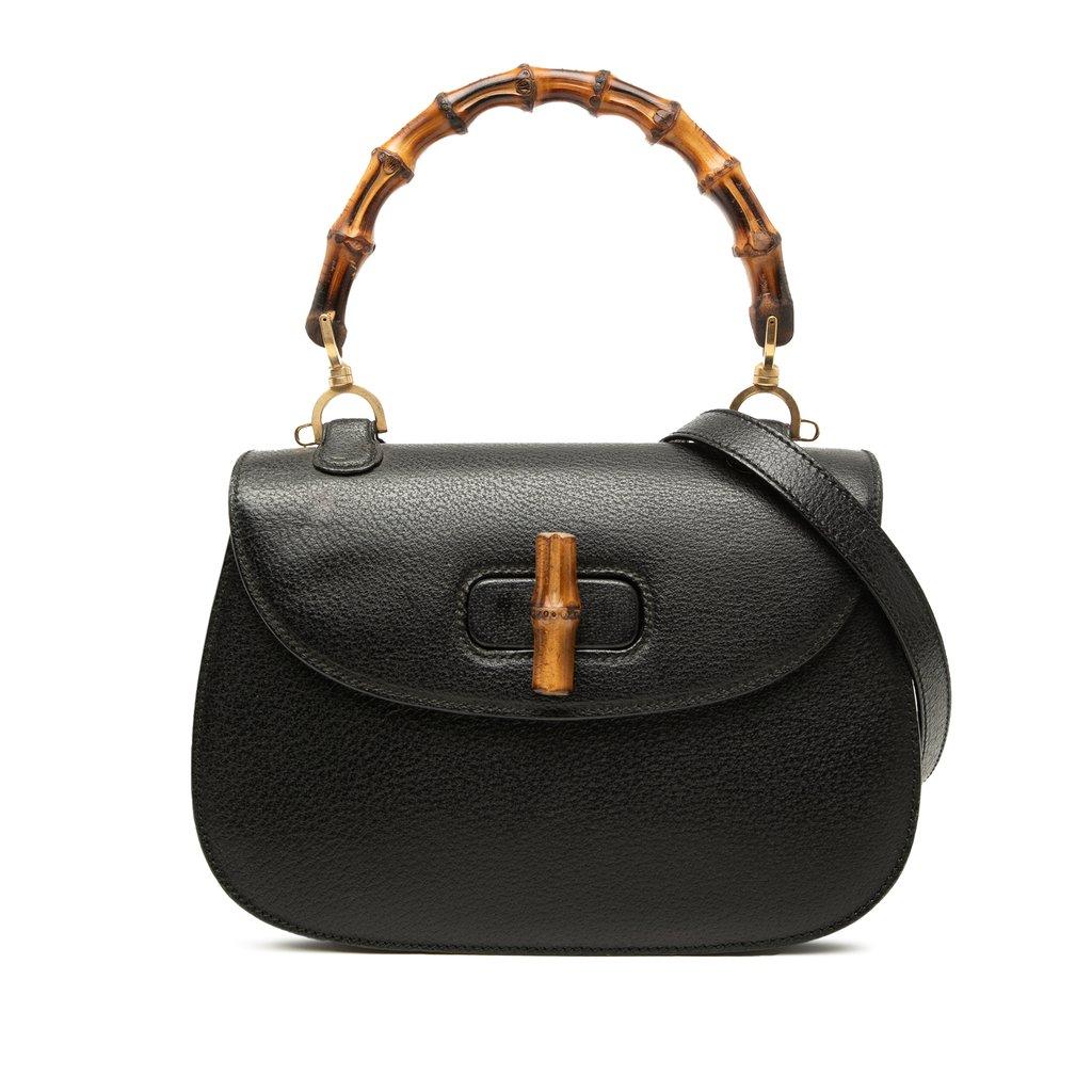 Gucci Grained Calfskin Bamboo Night