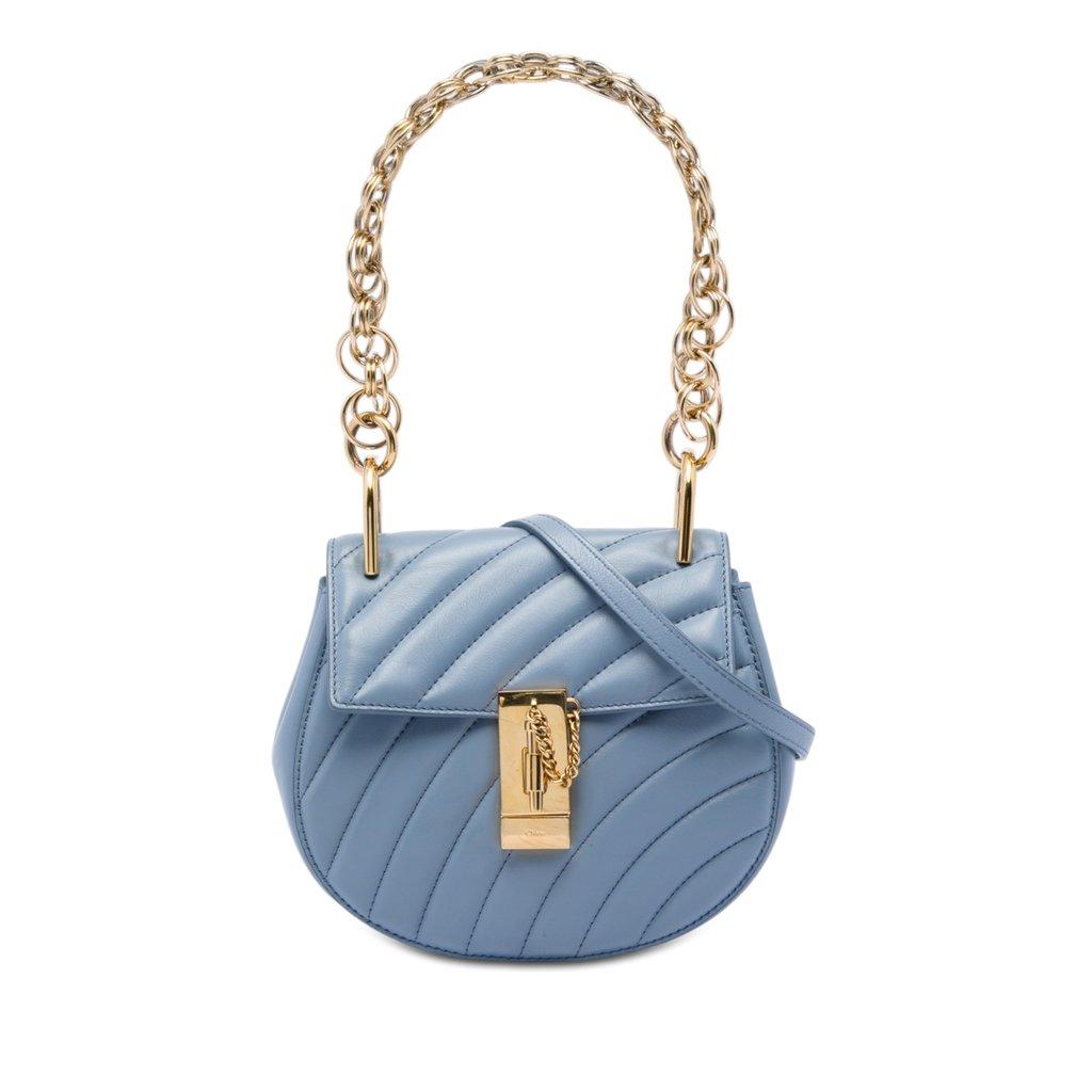 Chloé Mini Quilted Leather Drew Bijou Satchel